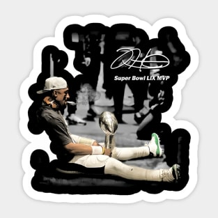 Jalen Hurts MVP Super Bowl LIX Champs Sticker